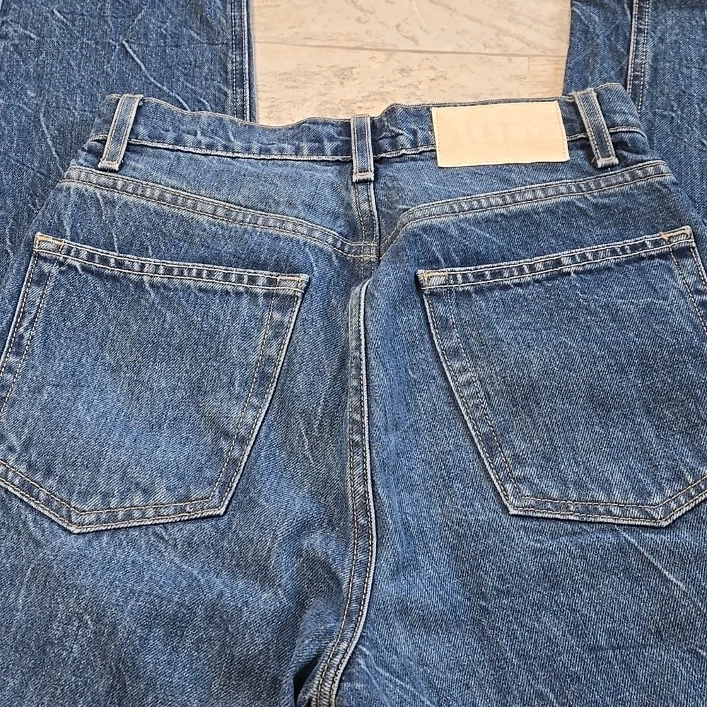 GRLFRND The Cassidy Straight Leg Blue Jeans Size 25 - Picture 12 of 16
